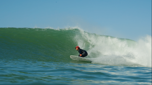 Surf gear to protect your face from the sun.